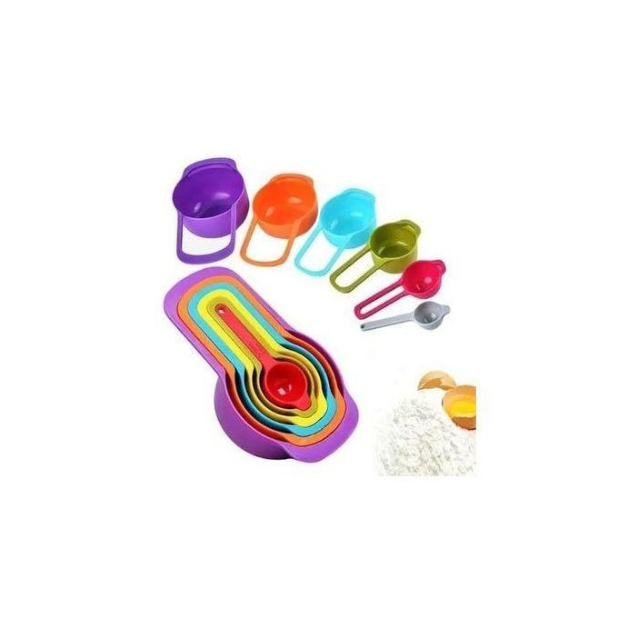 6-Piece Multicolor Measuring Spoons Set