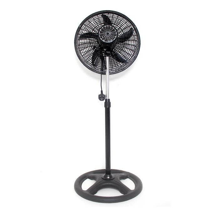 18" Standing Office Oscillating & Adjustable Electric Fan -Silver,Black