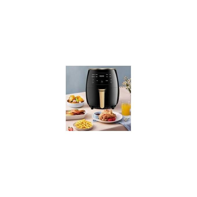 Hoffmans 6 liters LCD touch Air fryer - Black
