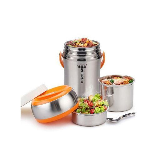 JINTBAO Steel Food Flask - 3.0L - Orange