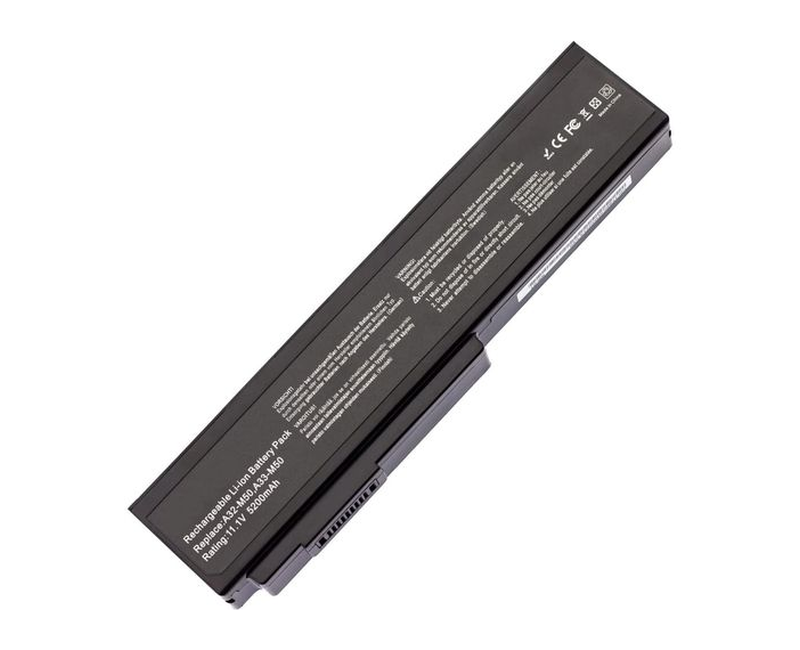 5200mAh A32-N61 A32-M50 A33-M50 Replacement Laptop Battery Compatible with Asus M50 M60 N53 N53J N53JQ N53S N53SN N61J N61JQ N61JV N53SV G50 G60 G51J