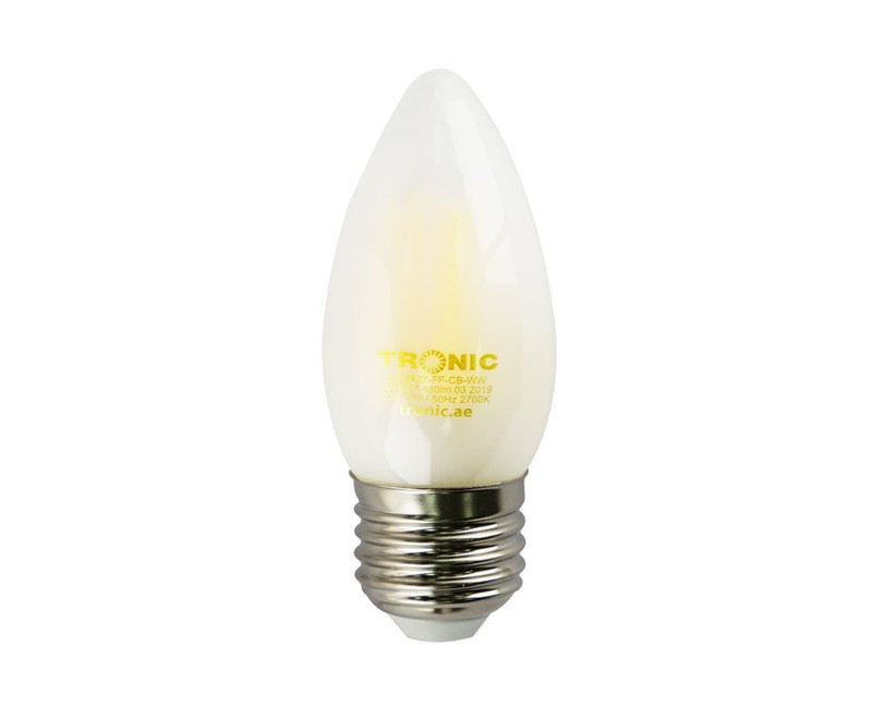 BULB LED CANDLE FROSTED C35 4W E27 3000K