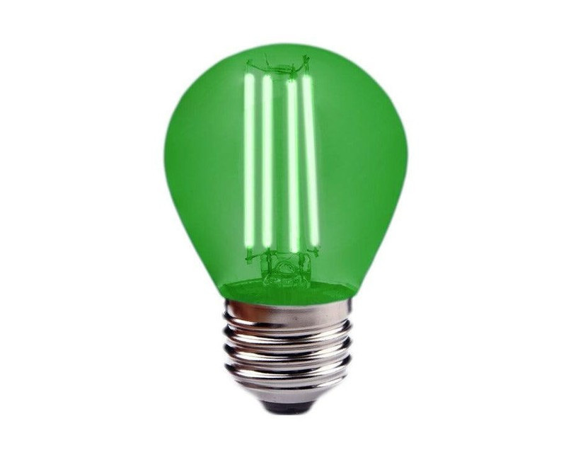 BULB LED G45 4W E27 GREEN