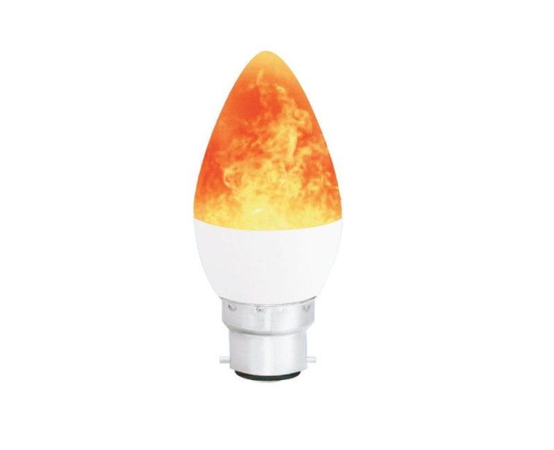 FLAME LAMP LED 4W B22 LE 0422-CB-FL