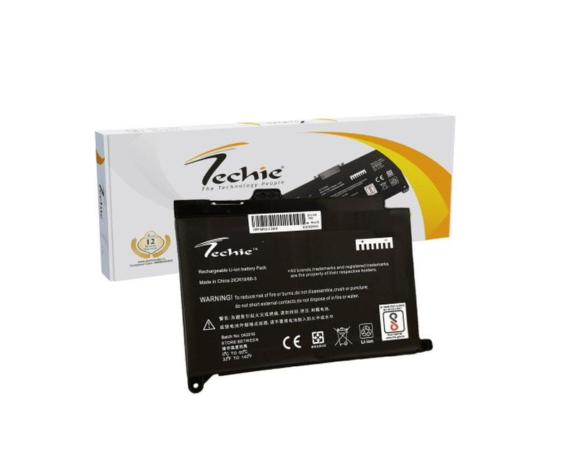 Techie Compatible Battery for HP BP02XL – Fits BPO2XL, HP 15-AU, HP 15-AW Series Laptops (4500mAh, 2-Cell)