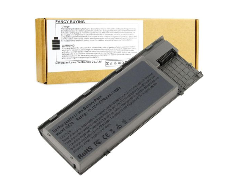 Buying Laptop Battery for Dell Latitude D620 D630 D630C D630N D631 D640 PC764, JD634, 312-0383, 451-10298 P/N's: PP18L RD300 RD301 PC764 TC030