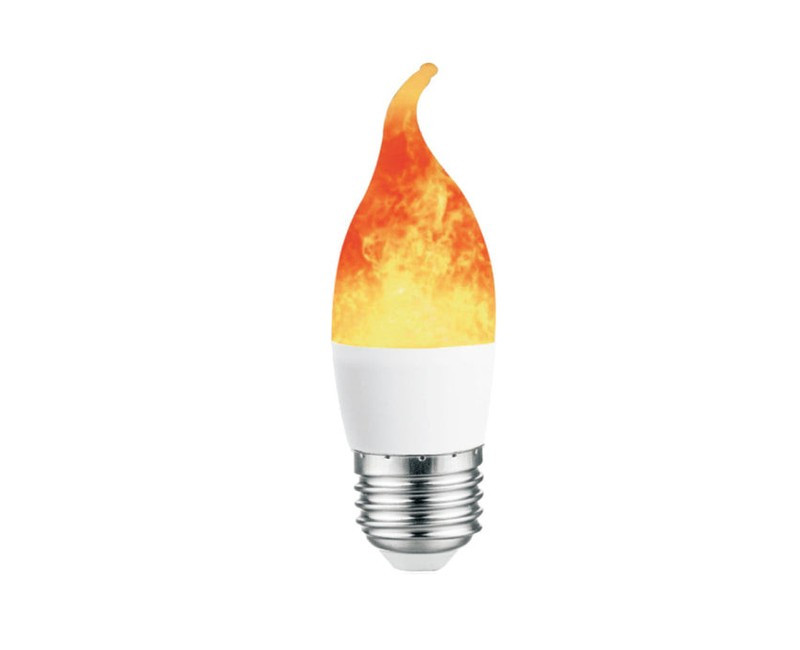 FLAME LAMP LED 4W E27 LE 0427-CT-FL