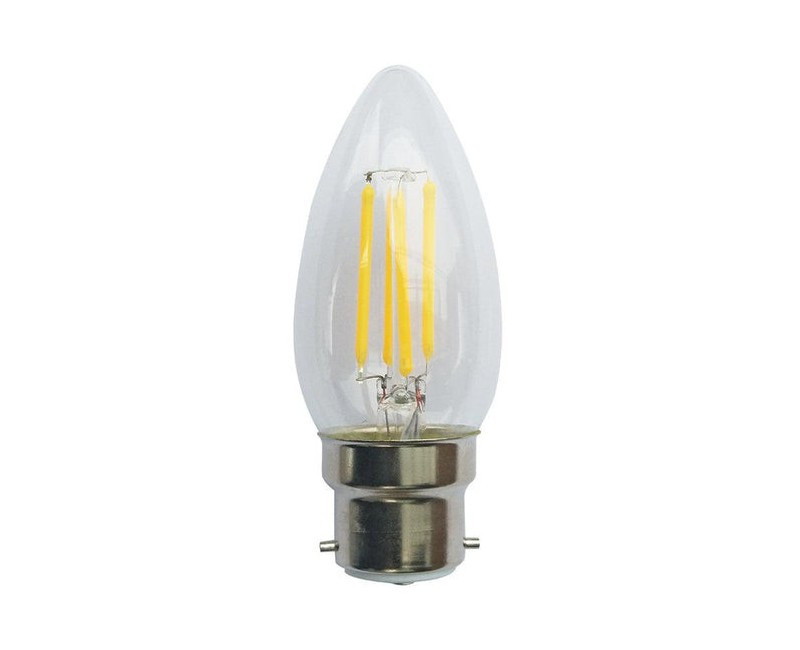 BULB CANDLE LED C35 4W B22 3000K