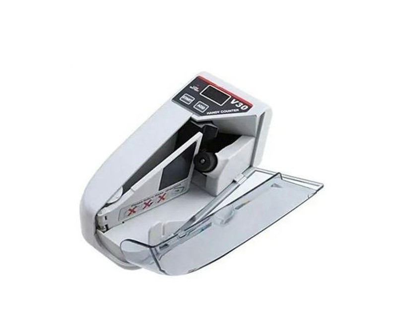 Portable V30 Mini Money Counting Machine Handy Counter-White