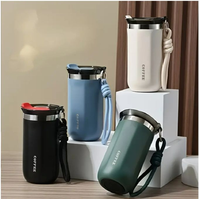 Vacuum-Insulated Stainless Steel Tumbler - Multicolor 500ml