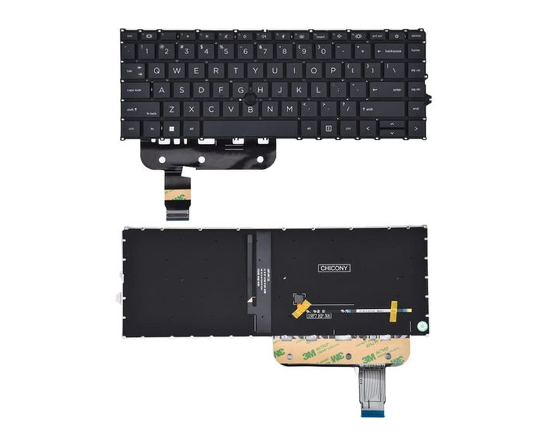 Replacement Keyboard for HP EliteBook 840 G7 840 G8 & EliteBook 845 G7 845 G8, EliteBook 745 G7 745 G8, ZBook Firefly 14 G7 G8 Series Laptop with Backlit US Layout