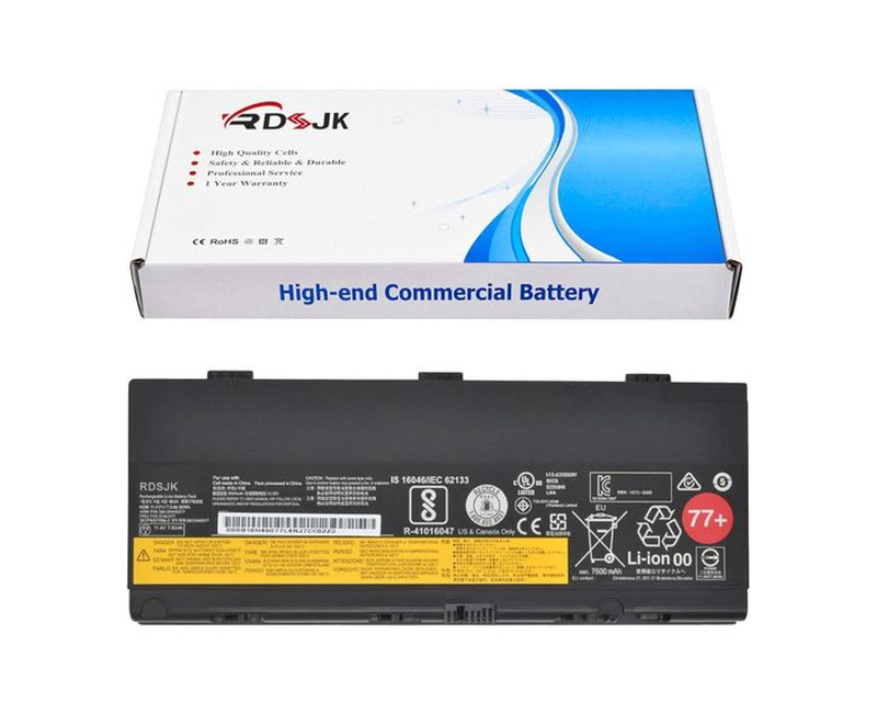 01AV477 00NY493 77+ 77++ Laptop Battery for Lenovo Thinkpad P50 P51 P52 00NY490 00NY491 00NY492 01AV495 01AV496 SB10K97634 SB10K97635 SB10H45075 SB10H45076 SB10H45077 SB10H45078 L17L6P51 L17M6P51 90Wh