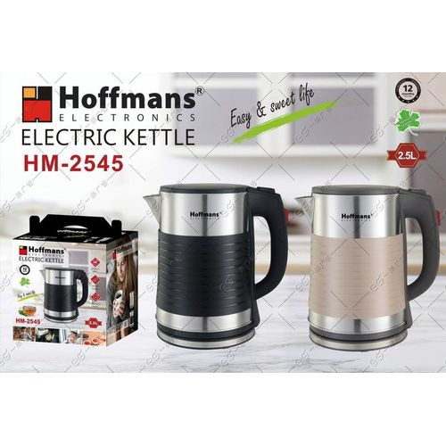 Hoffmans lectric Kettle Fast Boiling Large Capacity 2.5L