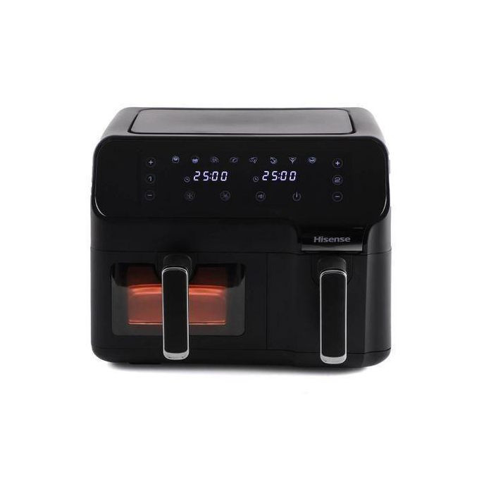 8.6 Liters / 8.6L Dual Airfryer / Air Fryer - Black