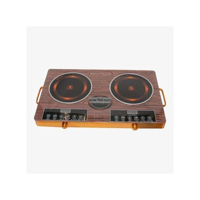 Double InfraRed Ceramic hot plate Cooker - gold.