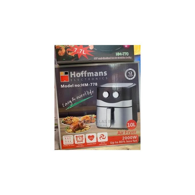 10 LITERS / 10L air fryer HM 778 - black