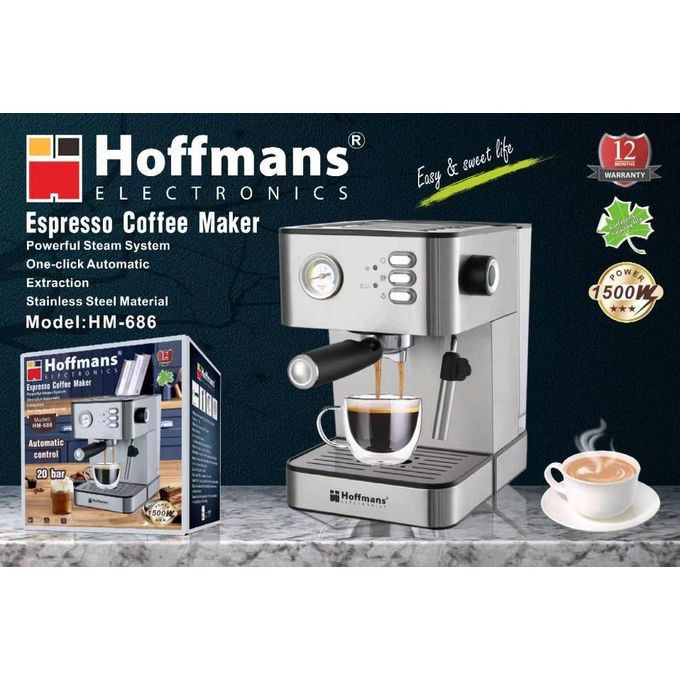 Espresso Coffee Maker HM-686 - Black