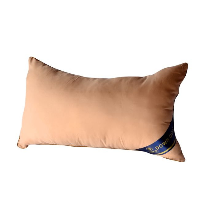 New Pair Of Brown Fibre Pillow(2pcs)