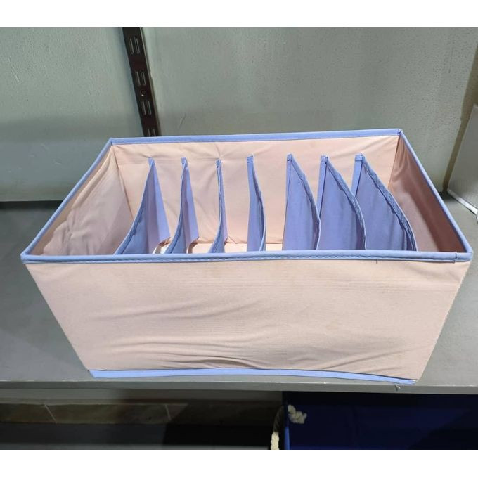 Clothes Jeans Storage Box Large Capacity Tidy Multipurpose Clothes Underpants Organizer Drawer for Wardrobe Divider Storage Box Pink