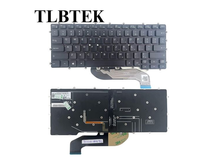 Backlight Keyboard Replacement Compatible with Dell Latitude 7400 2-in-1 Series Laptop