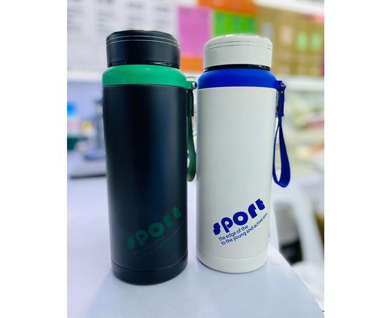 Thermal Insulating Large Capacity Water Bottle With Tea Infuser. Pair