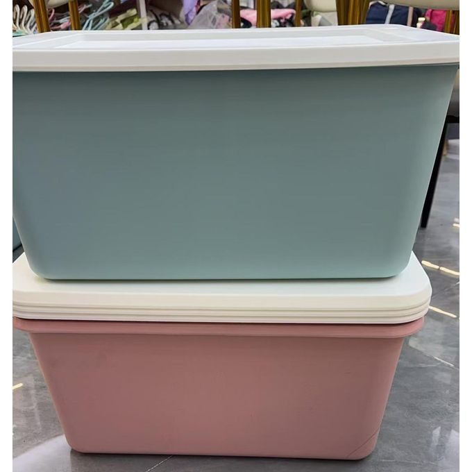 Storage Containers, Bathroom, Bedroom, Can Be handy In Kitchen, Storage Box, Moving, Snacks, Storage Box, Toys, Household Clothes, Heavyset Extra-large Moldable Storage Box blue multicolor