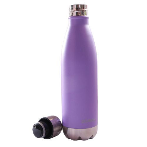 Portable Vacuum Flask Cup Travel Mug, 500ml - Purple