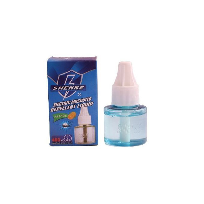 Shenke Mosquito Repellent Refil Liquid ,45ml, Orange Scent - Transparent