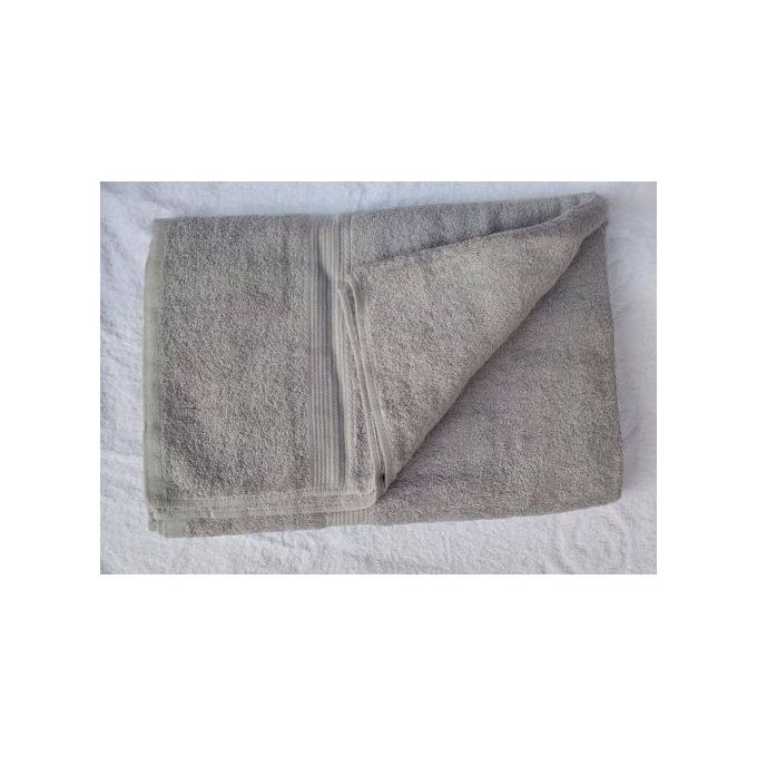 Large Heavy Cotton Towel - Grey