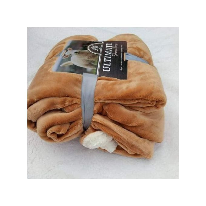 Fleece Blanket - Camel Brown