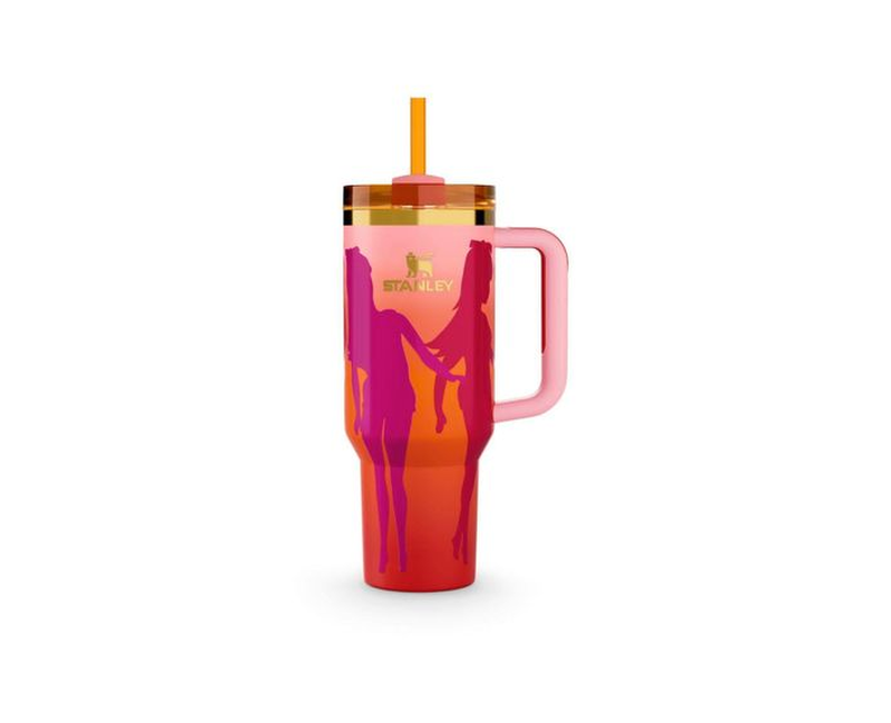 Stanley Barbie Tumbler With Straw And Handle-Multi Colour