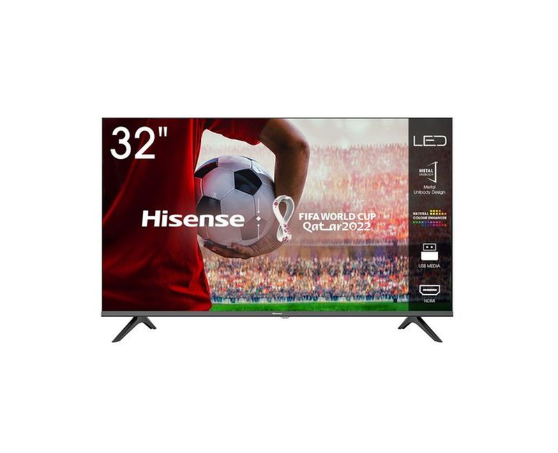 Hisense 32 Inch HD LED Digital Free To Air Frameless Tv – Black