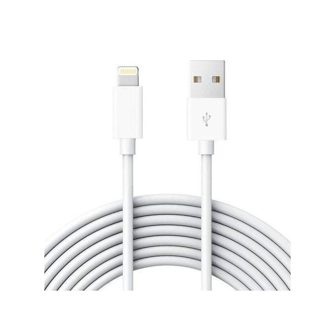 Charger & USB Cable for iPhone - White
