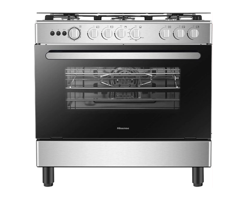 Hisense 90x60 cooker (four gas, two electric)