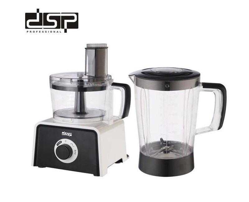Dsp 7-in-1 Multifunction Food Processor with Juicer Extractor - Black