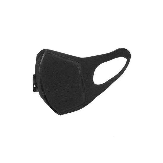 Reusable Mouth Face Dust Pollution PM2.5 Activated Carbon Filter - Black