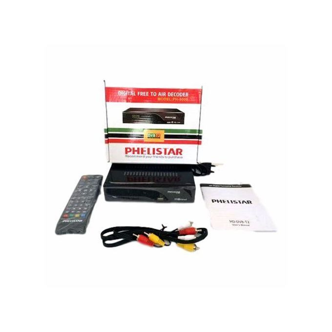 Phelistar Free To Air Digital Decorder -Black