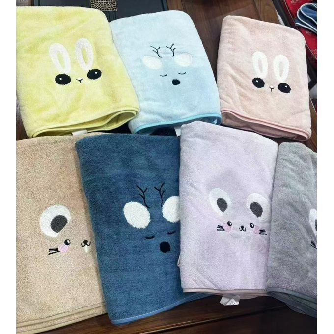 5Pieces Pack Premium Cotton Soft Bath Towel for Babies, Newborn, Infant and Toddler, Ultra Absorbent, Natural Baby Stuff Towel for Boy and Girl 0-8 Years 5Pieces Pack (Blue,Grey,Brown, Yellow,Peach,Pink) Multicolor