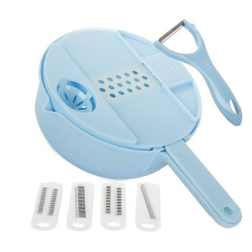 VEGETABLE SLICER SLICER GRATER WITH BOWL COLANDER PEELER