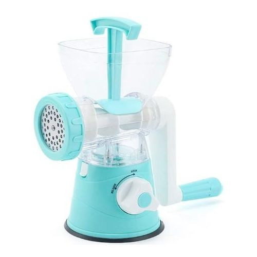 Meat Grinder,Meat Mincer Grinder Vegetable Chopper Blender Household Enema Tool Manual Meat Grinder With Stainless Steel Blades Heavy Duty Powerful Suction Base For Ground Meat, Sausage, Churros