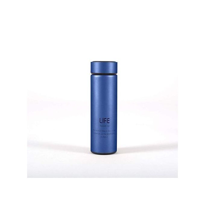 Life Stainless Steel Tea Water Coffee Flask - Blue