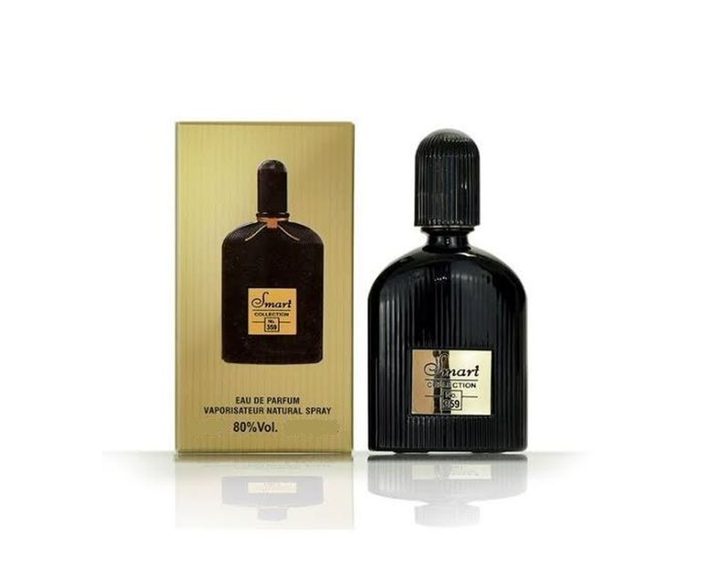 Smart Collection Black Orchid Perfume For Men, 25ml - Black