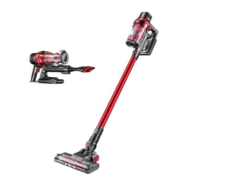 Cordless Handheld Vacuum Cleaner, Large Suction - Red