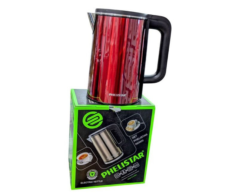 2 Liters First Boiling Electric Kettle - Red.