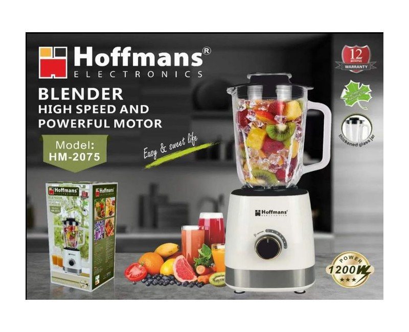 1200watts blender the cup is glass