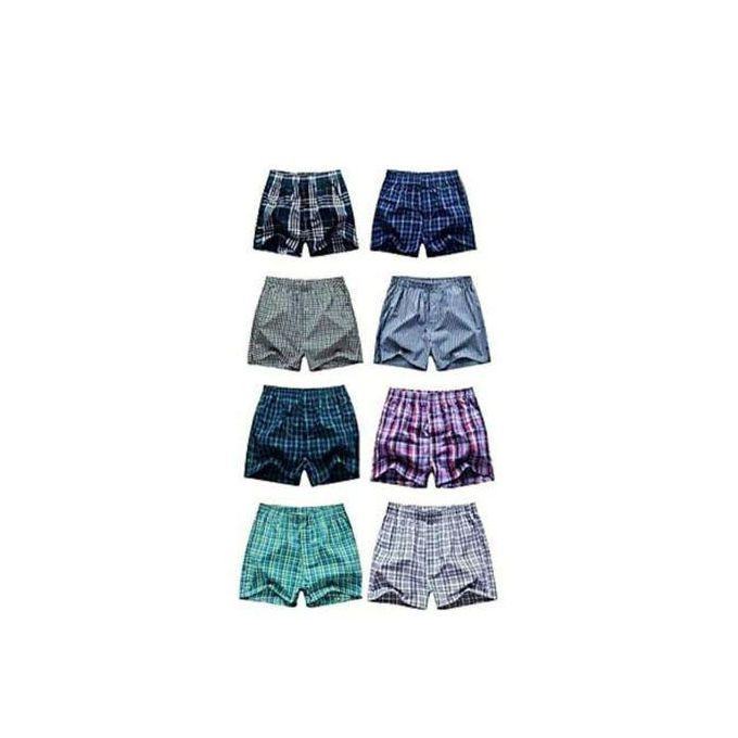 6-Pack Men's Cotton Woven Boxers - Assorted XL