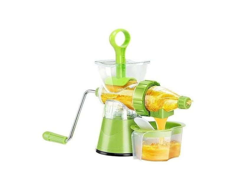Multi Function Manual Juicer Fruits & Vegetable Blender, 250ml - Green