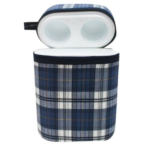 Baby & Mommy Checkered Double Baby Bottle Milk Warmer-Multi Colour