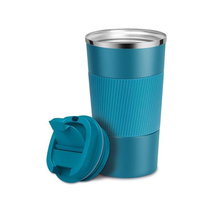 Cup Flask Travel Mug- Blue