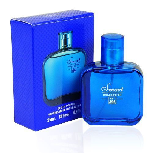 Smart Collection Smart 496 Perfume for Men Eau De Bleau 25mls- Blue